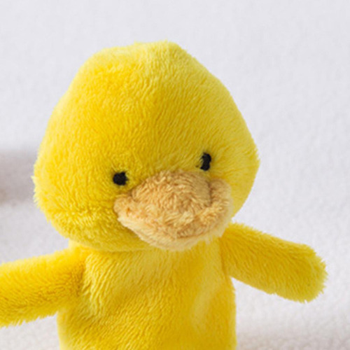 Fantoches De Dedo De Animais Dos Desenhos Pato Amarelo