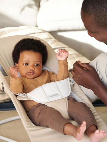 Baby Bouncer Babybjörn Balance Soft Bege/cinza Recém-nascido