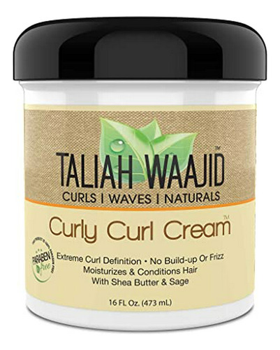 Gel Para Peinar - Taliah Waajid Curly Curl Cream 16 Oz