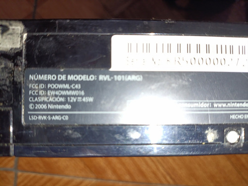 Nintendo Wii Black Edition Negro (Usado)