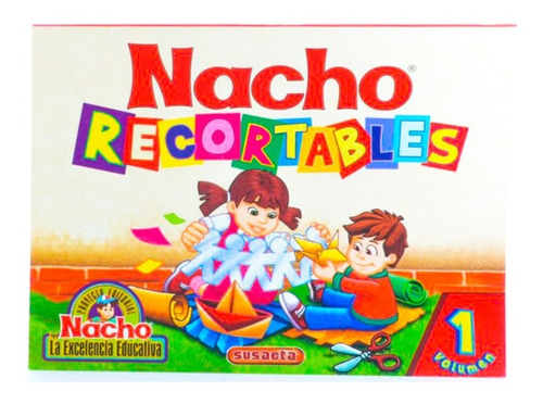 Libro De Recortes Para Niños  Nacho Recortables X3 Unidades