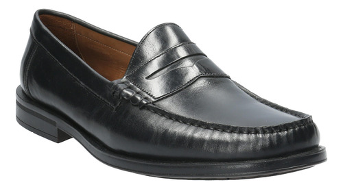 Mocasin Cuero Hombre Stanford Negro