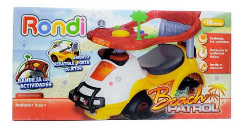Andador Bebe 2 En 1 Beach Patrol Rondi