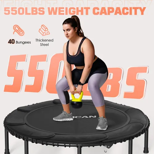 Mini Trampolín Plegable Bcan Para Ejercicio En Interiores Y