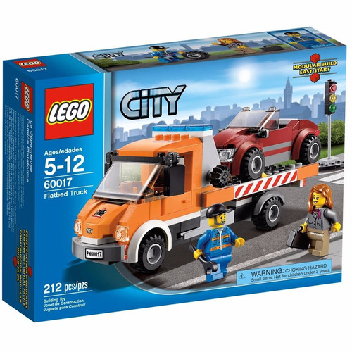 Lego City 60017 Caminhao De Guincho E Carro 169pçs Novo