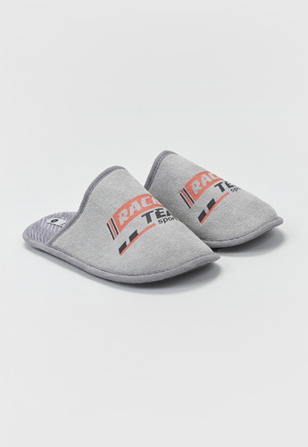 Pantuflas Hombre Racing Gris Corona