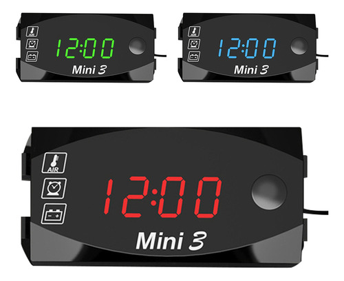 Reloj Digital Con Voltímetro Marino Para Motocicletas, 6 V-3