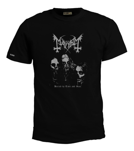Camiseta 2xl - 3xl Mayhem Buried By Time And Dust Banda Zxb