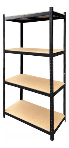 Estante Metalico Marca Eoland 180cm X 90cm X 40cm Organizador Negro De 5 Niveles Facil Ensamblado Multiuso Escritorio Madera Mdf Alta Calidad Repisas Estanterias Organizadoras