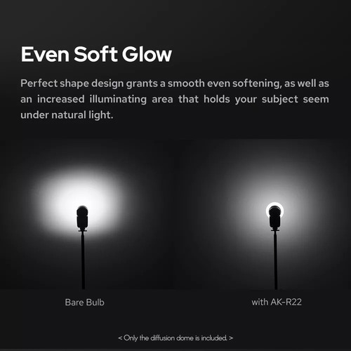 Difusor, Cúpula, Difusor De Flash (com Silicone Para Retrato