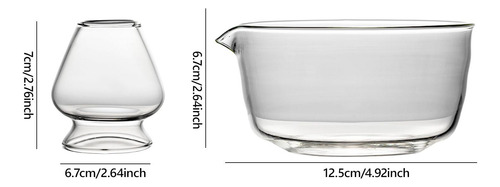 Juego De Té Con Tazón De Vidrio, Soporte Chasen Estilo E