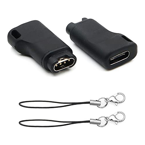 2 Pack Usb-c Mujer Para Garmin Smart Watches Charging Connec