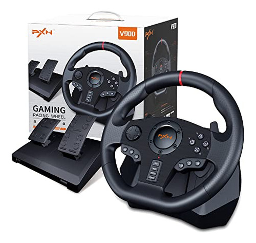 Volante Pxn V900 - 270/900 Sim Racing Con Pedales Y