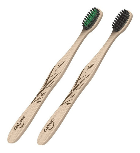 Cepillo Dental Colgate Bamboo Charcoal 2unid