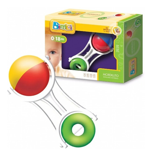 Bimbi Mordillo Mordillito Con Sonajero Bebes Planeta Juguete