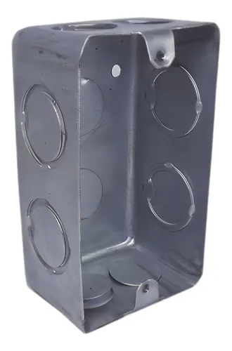 Caja Rectangular Ch20 10x5 - Hierro/metal X10u