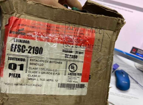 Imagen 5 de 7 de Botonera Efsc-2190 Nueva En Caja
