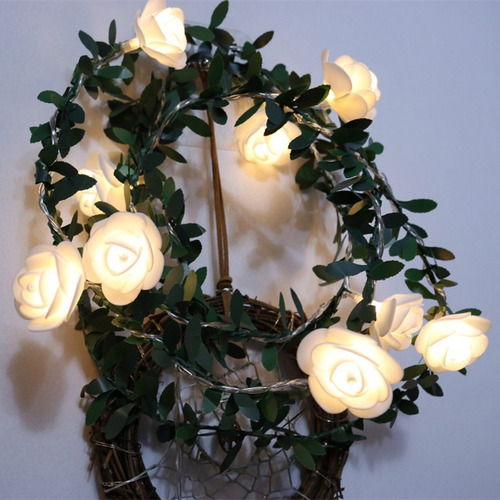 Cadena De Luces Nocturnas W Que Funcionan Con Pilas Para Int