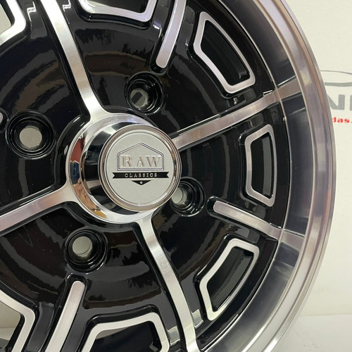 Imagem 4 de 7 de 4 Roda 15 Pedrini 4x130 Vw Fusca Kombi Brasilia Bd Raw