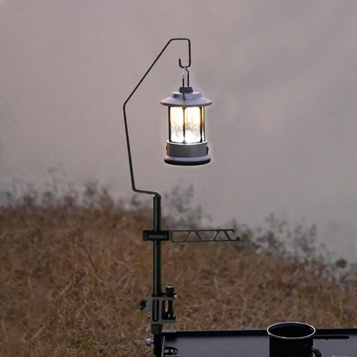 Lanterna De Acampamento Suporte De Luz Rack Poste Curto 21cm