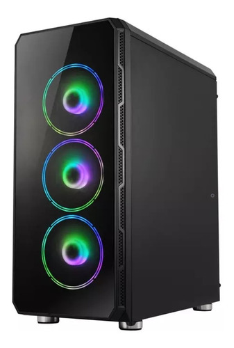 Case Gamer Altek Krater 4 Ventiladores Nuevos Inc Iva