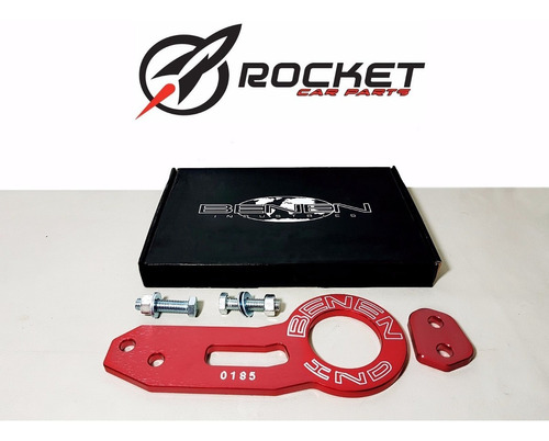 Enganche Jdm Tow Hook Aluminio Gancho Towhook Benen! Rojo! Civic Si Exs Lxs Accord Crv 