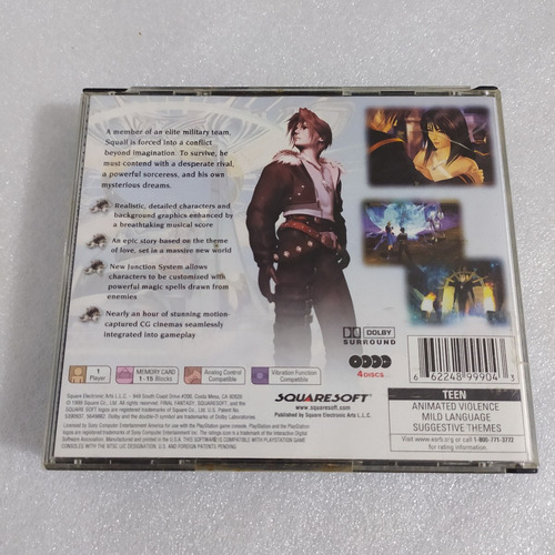 Final Fantasy Viii Incompleto Original Ps1