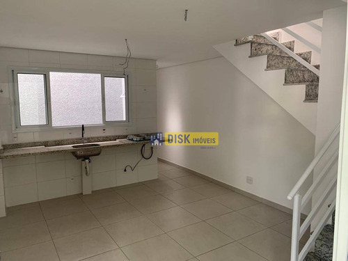 Imagem 1 de 15 de Cobertura Com 2 Dormitórios À Venda, 107 M² Por R$ 390.000,00 - Vila Pires - Santo André/sp - Co0086