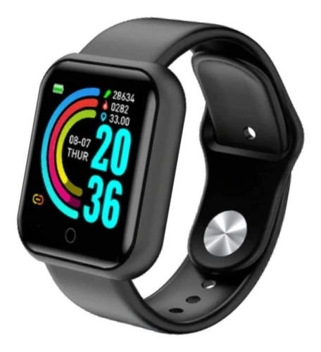 Relógio Smartwatch Android Ios Inteligente D20 Bluetooth Cor da caixa Preto