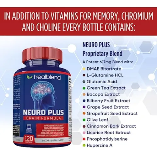 Fórmula Neuro Plus Brain & Focus - Cerebro Nootrópico