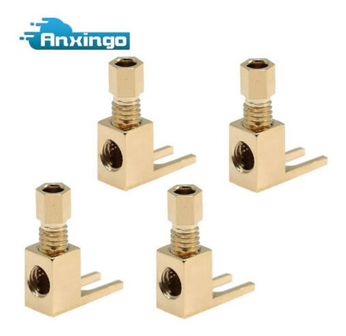 4 Pcs Total Hi-end Banana To Spade Adapter Plug/speaker  Anx