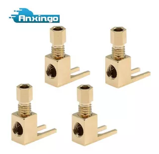 4 Pcs Total Hi-end Banana To Spade Adapter Plug/speaker Anx