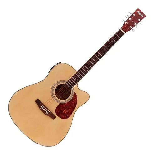 Violão eletroacústica Tagima Memphis MD 18 para destros natural madeira técnica satin