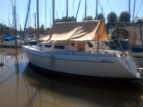 Imagen 8 de 20 de Velero Silver 25 Con Motor Honda 4 Tiempos 15 Hp