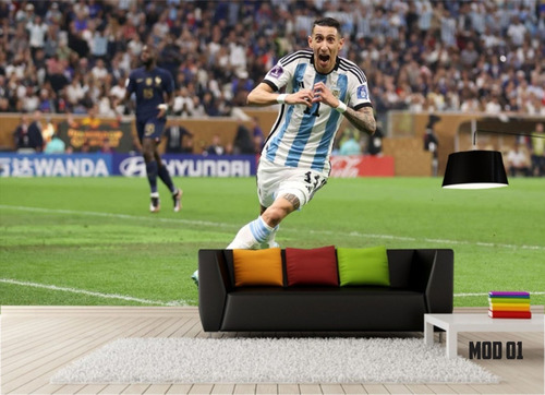 Vinilos Decorativos Di Maria Argentina Campeon 2022 Qatar