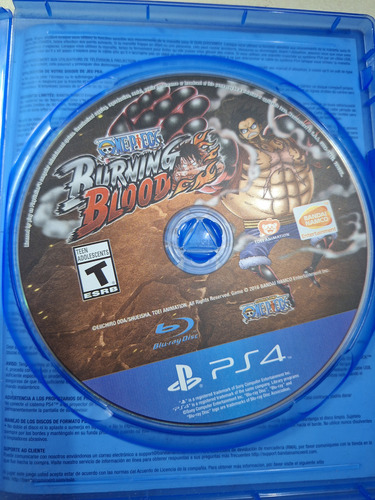 One Piece Burning Blood Playstation 4 Ps4 (Usado)