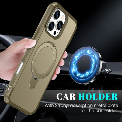 Funda Protectora Magnética Para Cargador Inalámbrico Para iPhone 16, 15, 13, 12, Pro, Max, 14 Plus, 11, Xr, Anillo, Soporte C