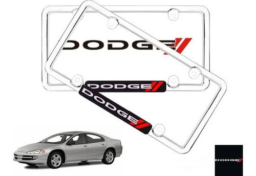 Par Porta Placas Dodge Intrepid 2.7 1999 Original