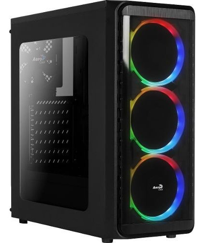 Gabinete Gamer Aerocool Si-5200 Preto Acrílico Mid Tower