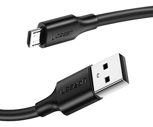 Cabo Usb 2.0 Para Micro Usb Ugreen Macho 3 Metros Preto