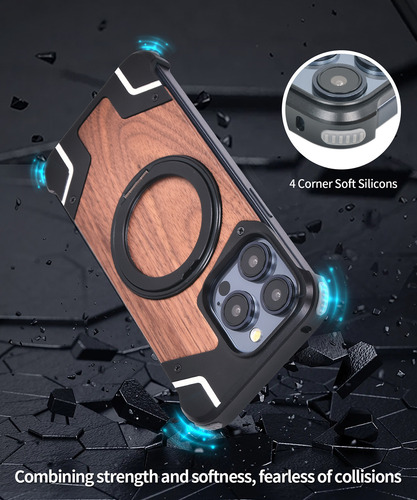 Capa Walnut Para Celular Apple 16promax
