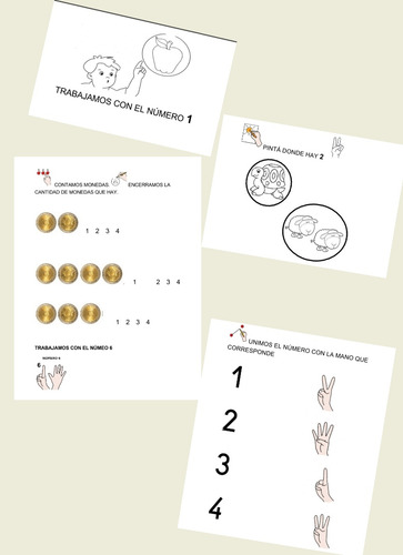 Actividades Con Números Del 1 Al 10 En Pdf