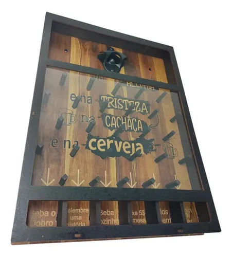 Abridor De Garrafa Jogo De Queda Tampinhas