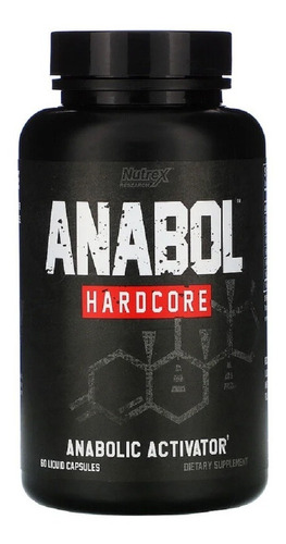 Anabol Hardcore Nutrex 60 Caps  Ativador Anabólico E U A