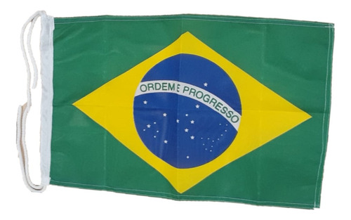 Bandera De Brasil 30x40 Cm Embarcaciones, Usos Varios