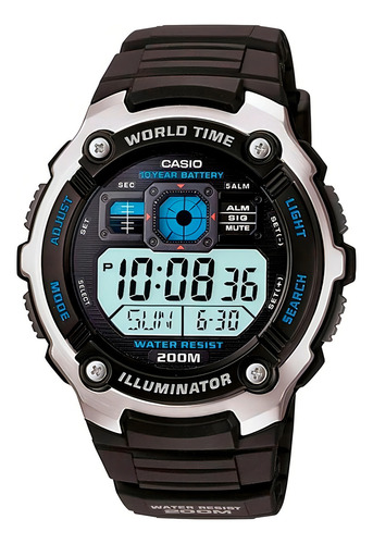 Reloj Casio Digital Varón / Ae-2000w-1av