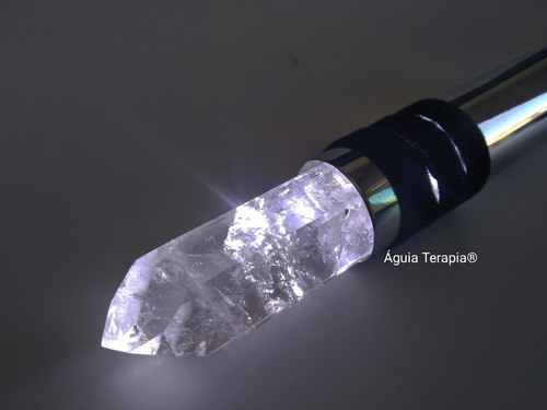 Imagem 3 de 8 de Bastão Atlante Cromoterapia Cristal Quartzo Legítimo Promo