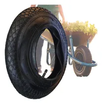 Comprar Pneu Carriola Carrinho Mão Civil 3.50-8 4 Lonas + Câmara Ar