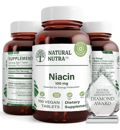 Niacina Como Ácido Nicotínico (vitamina B3) Mejora Digestión