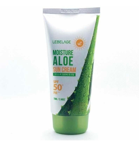 Crema Coreana Protector Solar / Áloe Vera Spf50+ Pa+++ (1pz)